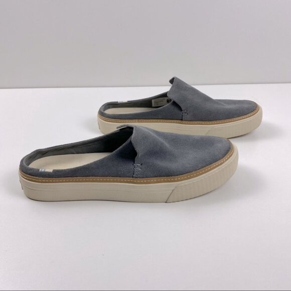 Toms Sunrise Suede Slip-On Sneaker Gray Size 7.5 - Picture 3 of 6